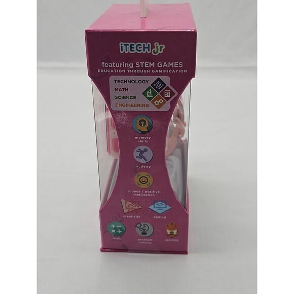 ITECH Jr. Kids Smartwatch Butterfly Band Earbuds W/MP3 Jack 25+ STEM Games - Picture 9 of 16